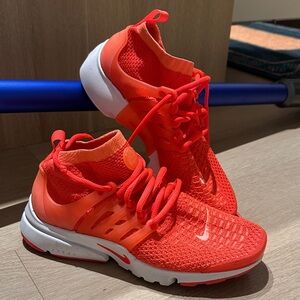 Nike Air Presto Flyknit Sock/Platform Running Shoes (rare)